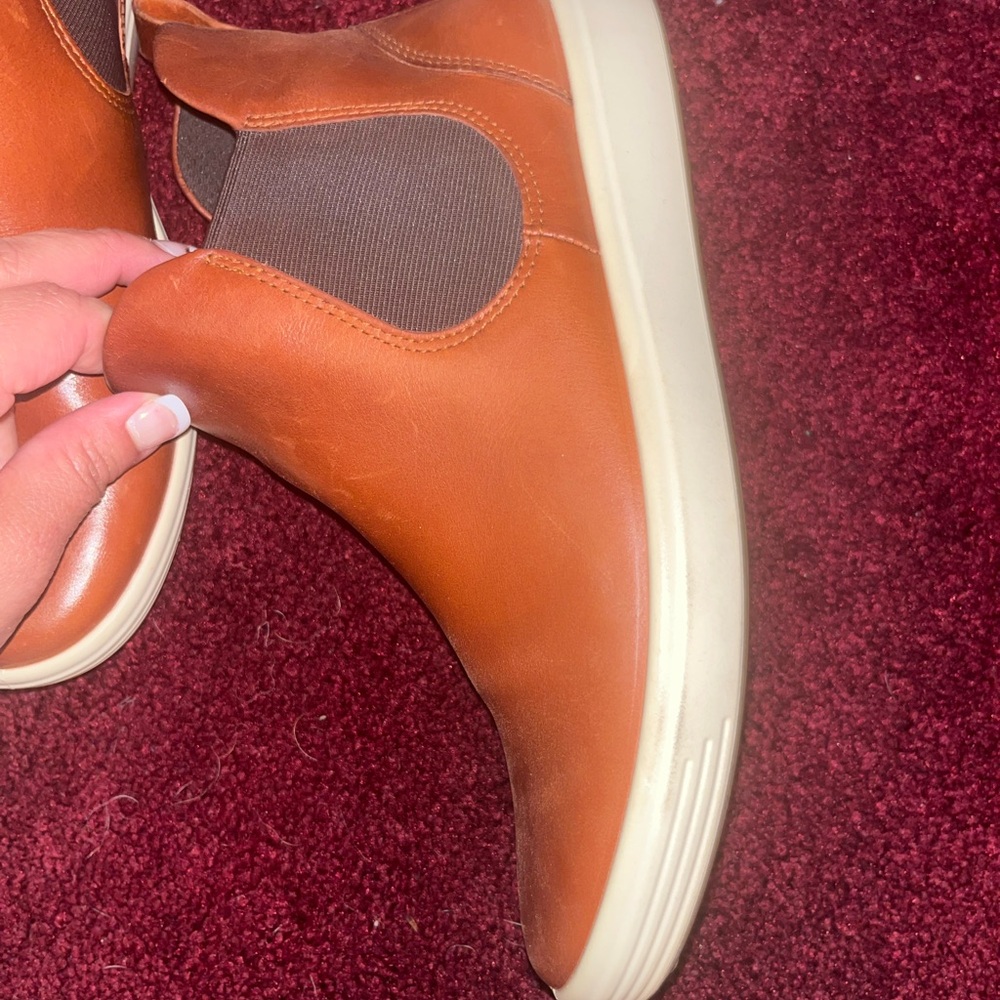 Ecco Soft 37 Taupe Ankle Boots View 5